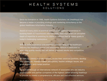 Tablet Screenshot of healthsys.com
